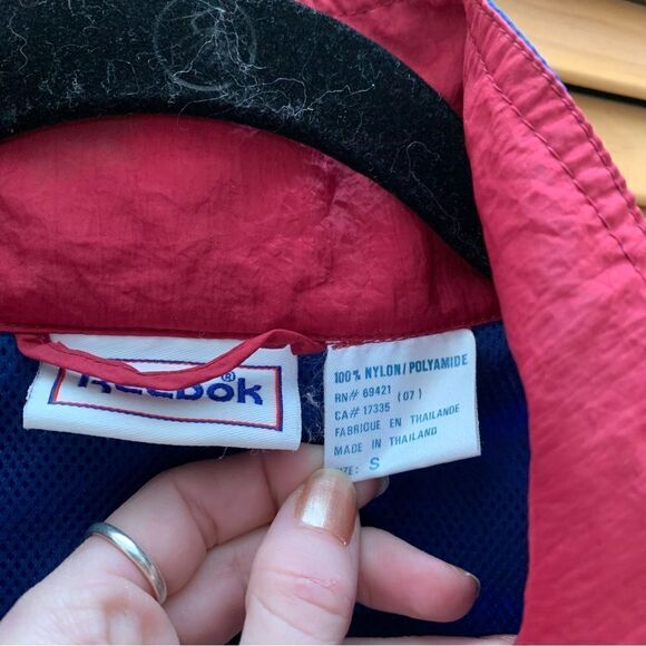 Vintage Reebok Full Zip Windbreaker Size Small - Picture 3 of 5